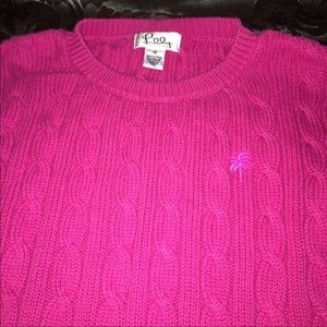 Lilly Pulitzer Cable Knit girls Sweater
